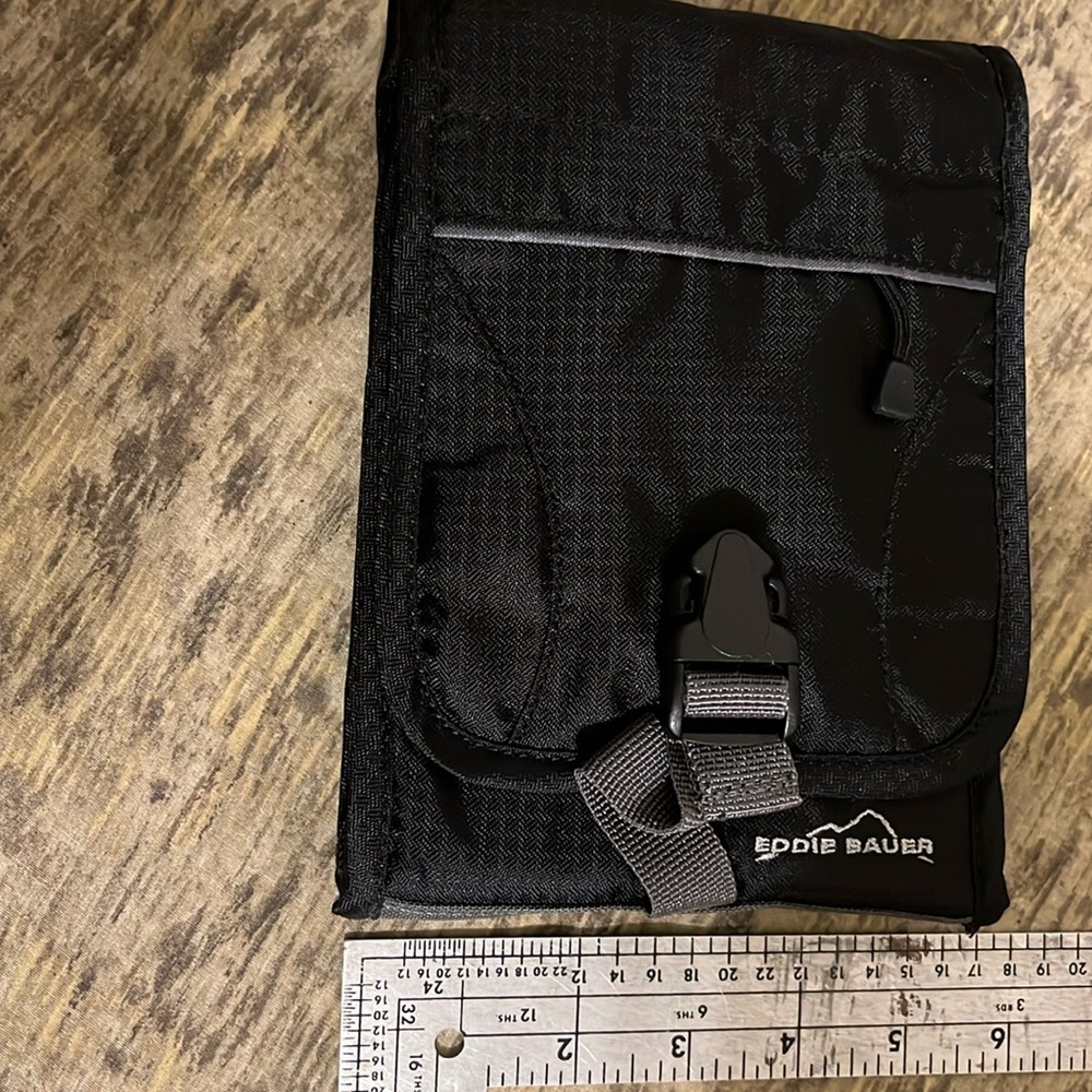 Eddie Bauer NEW travel bag black RETRO - Picture 7 of 9